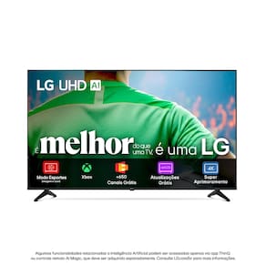Miniatura Smart TV 4K LG 43" UHD 43UA7500PSA Processador a7 Gen8 Alexa Integrado Otimizador de Jogos