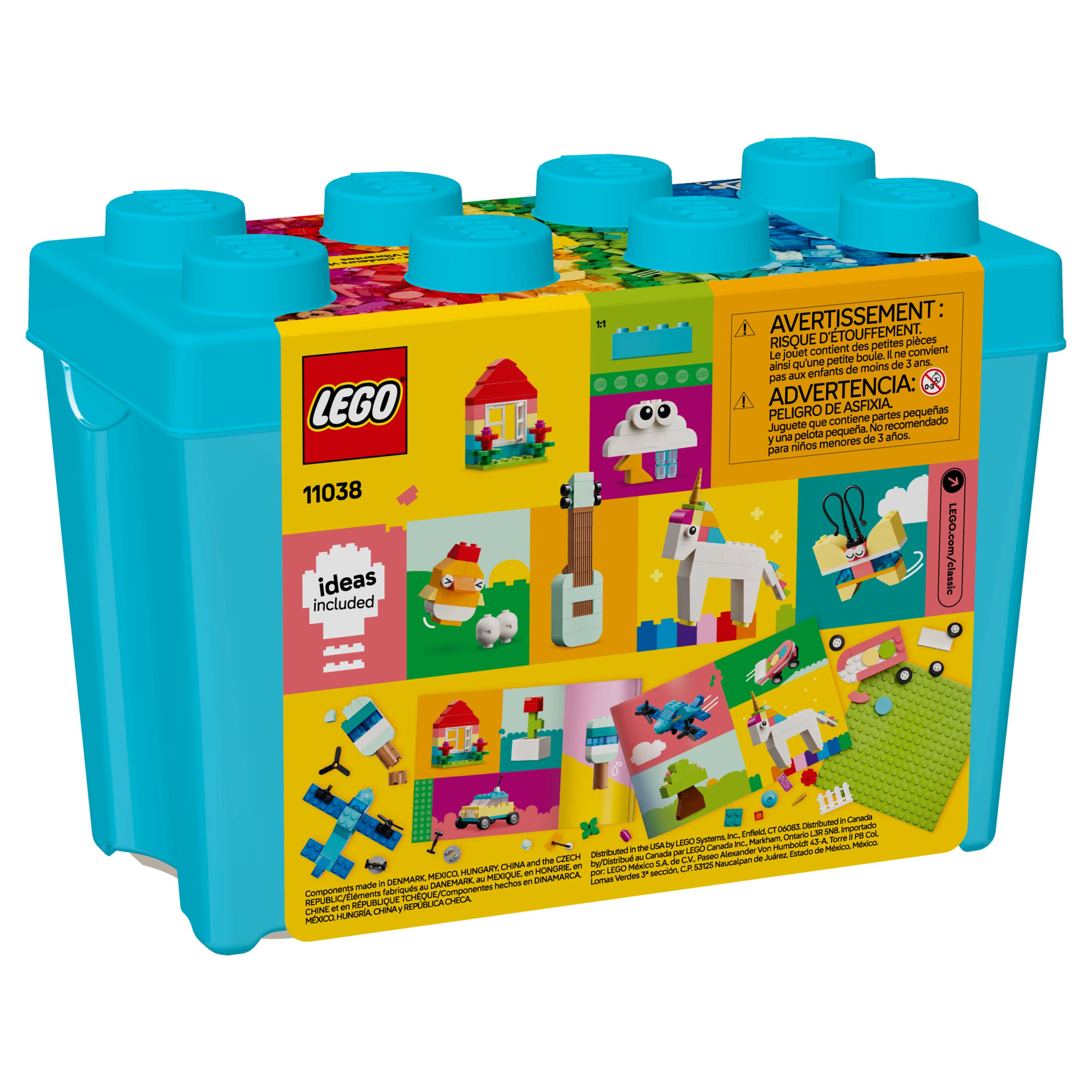 Miniatura LEGO Classic - Caixa de Peças Criativas Vibrantes
