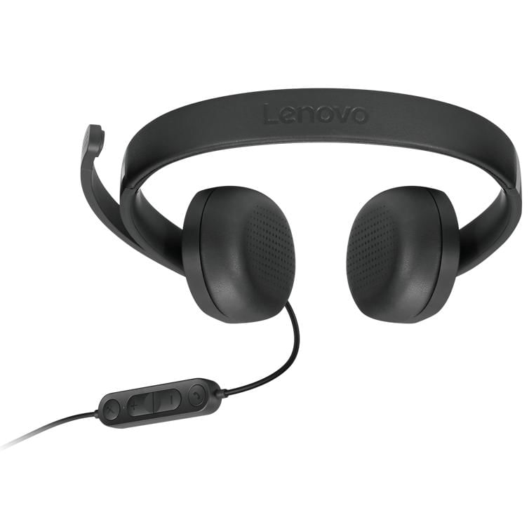 Miniatura Fone de Ouvido Lenovo Headset Estéreo com Fio USB-A Gen 2 - 4XD1P83425