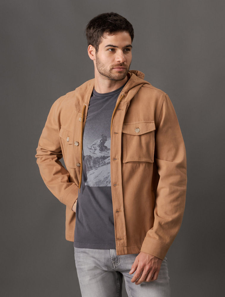 Miniatura Camiseta Masculina Snow Mobile Calvin Klein Jeans - Chumbo Camiseta Masculina Snow Mobile Calvin Klein Jeans Chumbo g