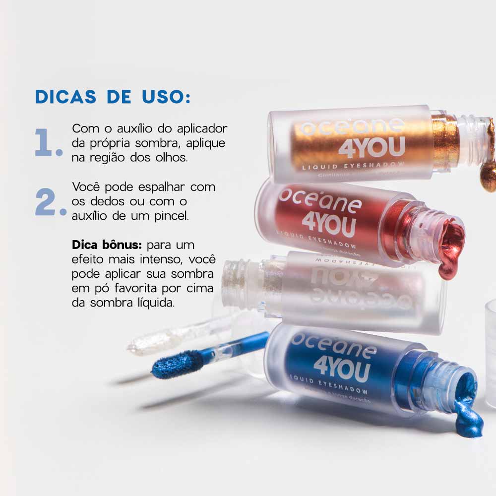 Miniatura Sombra Líquida Océane 4 You Liquid Eyeshadow 2g Epic
