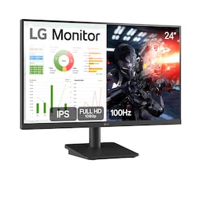 Miniatura Monitor Gamer 24” LG 24MS500-B com Tela IPS, Full HD, 100Hz, HDMI e Dynamic Action Sync - Preto