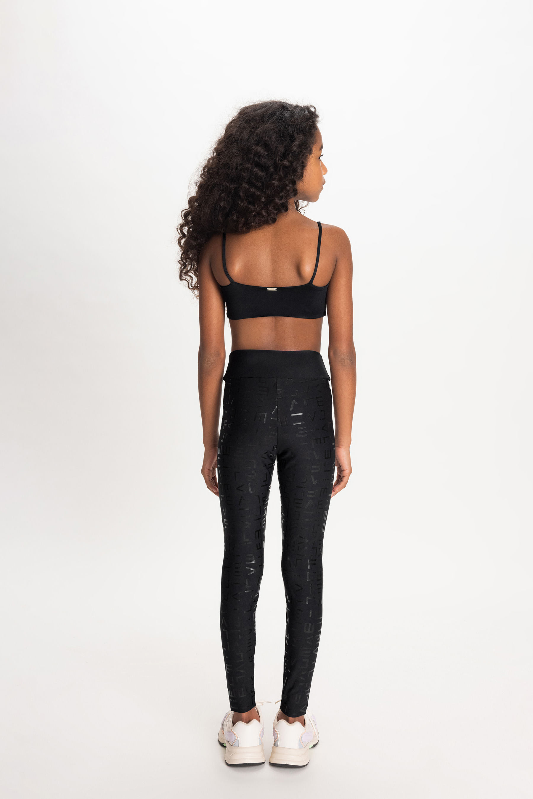Miniatura Legging LIVE! Holographic Kids - Preto - LIVE! Preto - 10