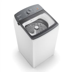 Miniatura Máquina de Lavar Brastemp BWF14AB 14kg Smart Sensor Ciclo Tira Mancha Cesto Inox Branca 110V