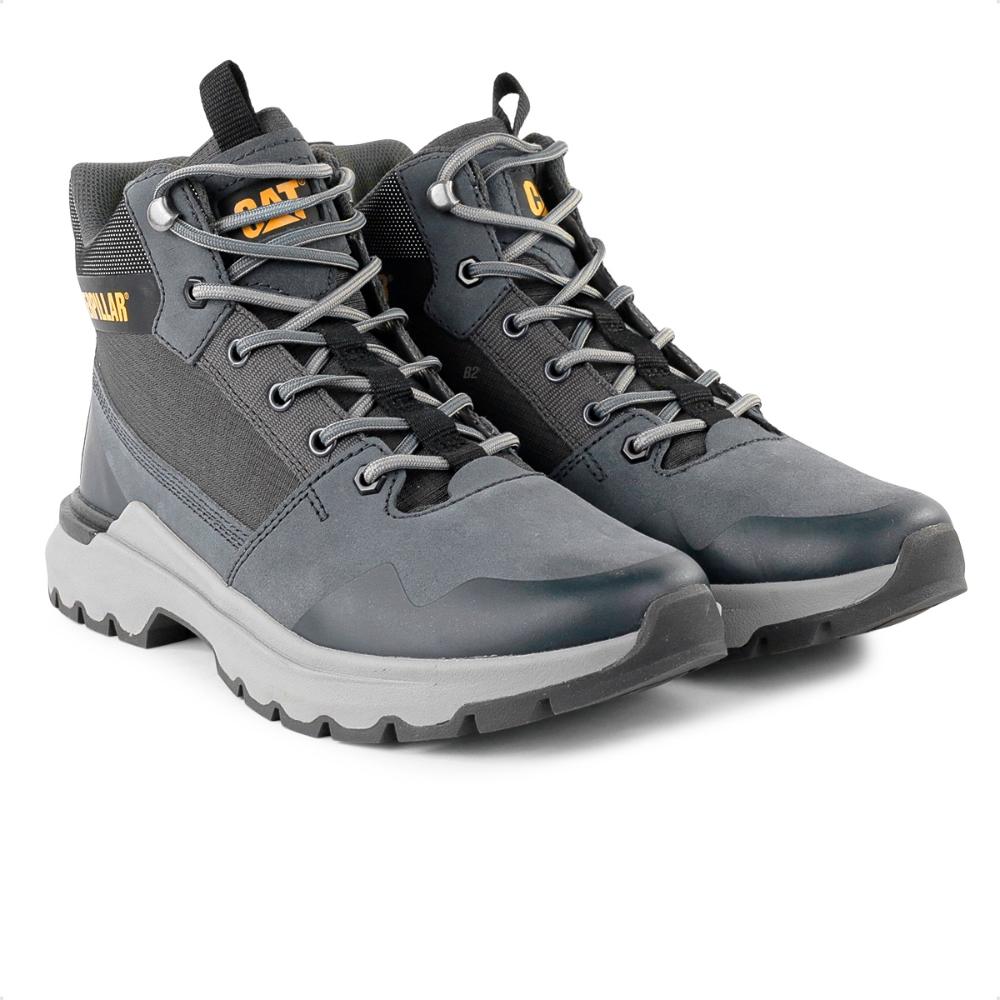 Miniatura Bota Caterpillar Original Colorado Sneaker Masculina Cinza / Marinho - 38