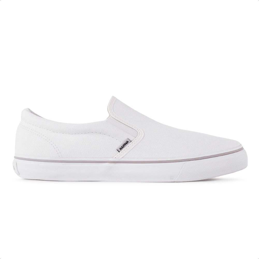 Miniatura Tênis Rainha Iate IV Calce Fácil Unissex Branco / Cinza - 38