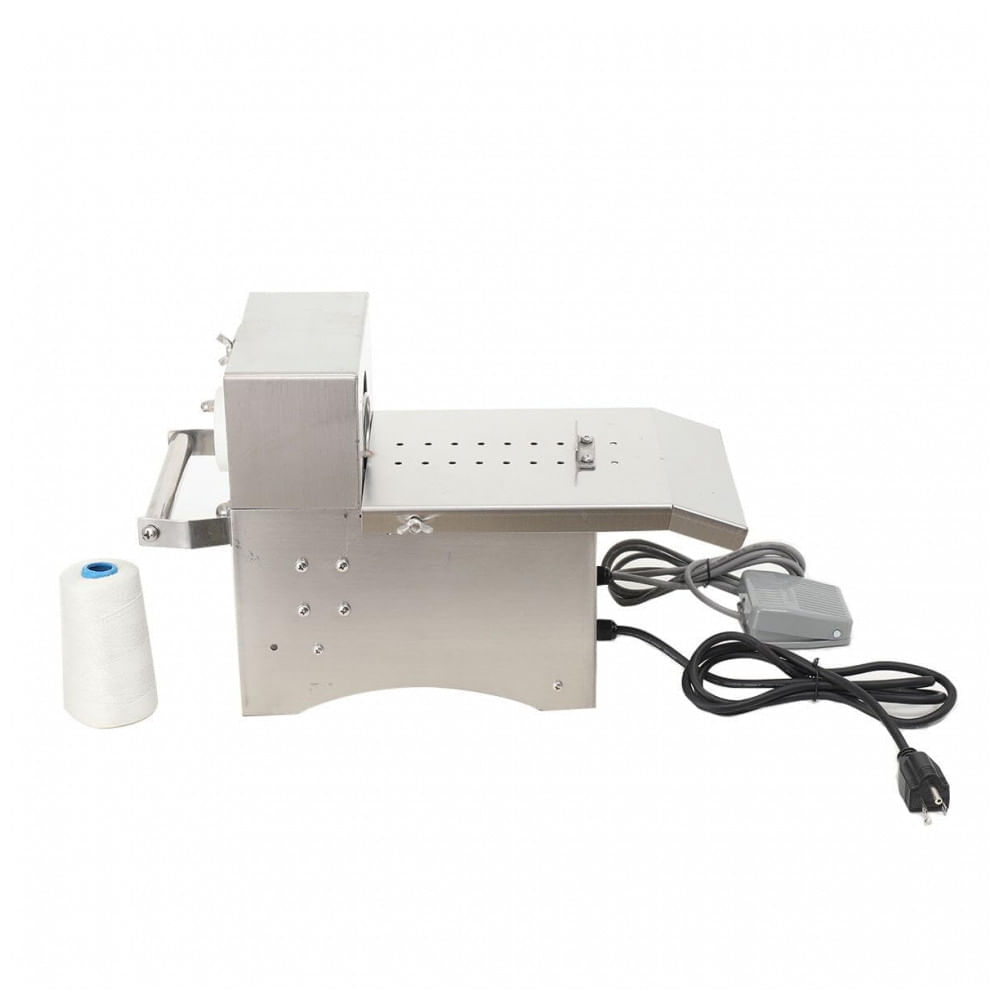 Miniatura Máquina Elétrica para Amarrar Linguiça, Máquina de Amarrar de Aço Inoxidável, Automática, Comercial para Restaurante e Casa,TABODD