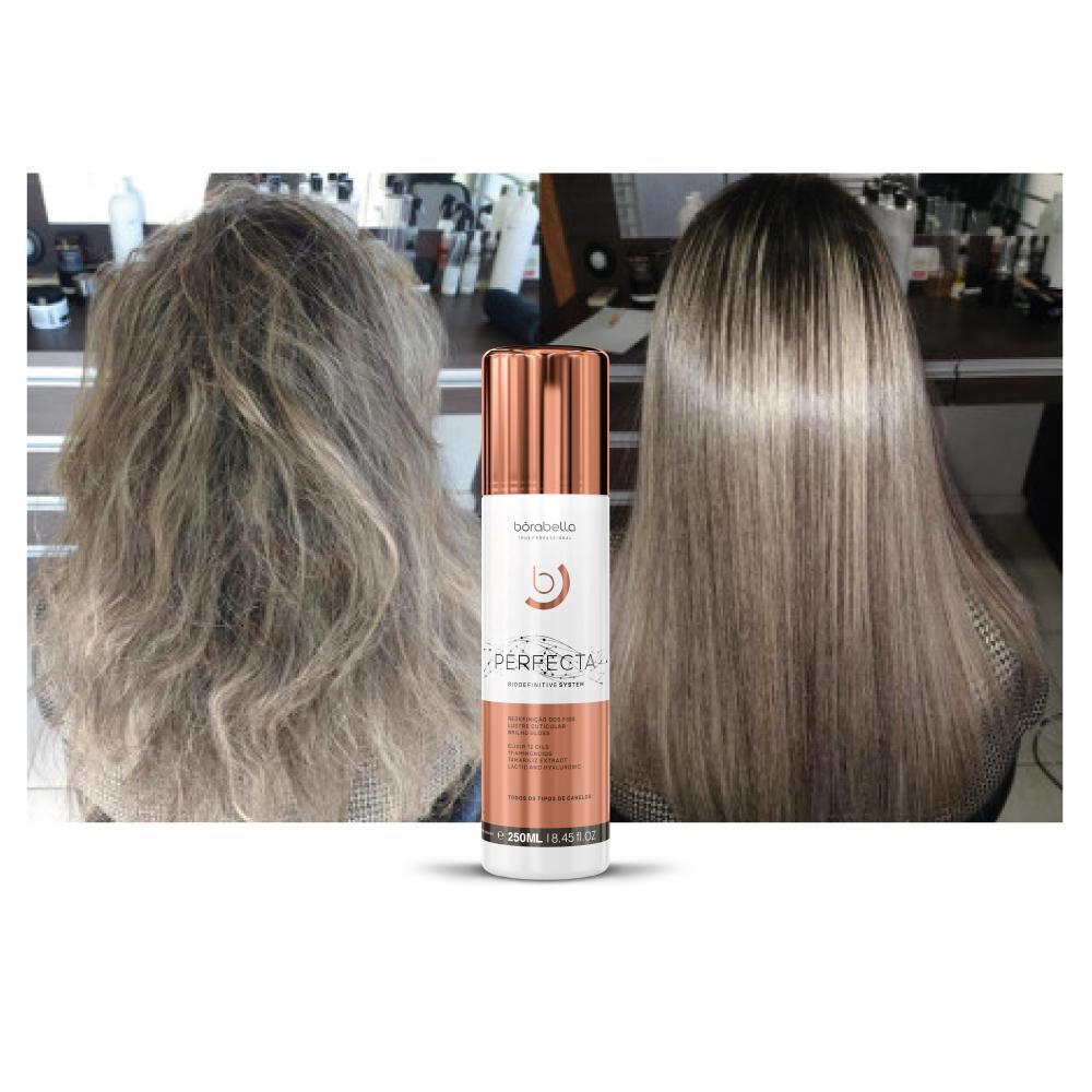 Miniatura Kit 03 Escova Progressiva Perfecta Orgânica Borabella 250Ml