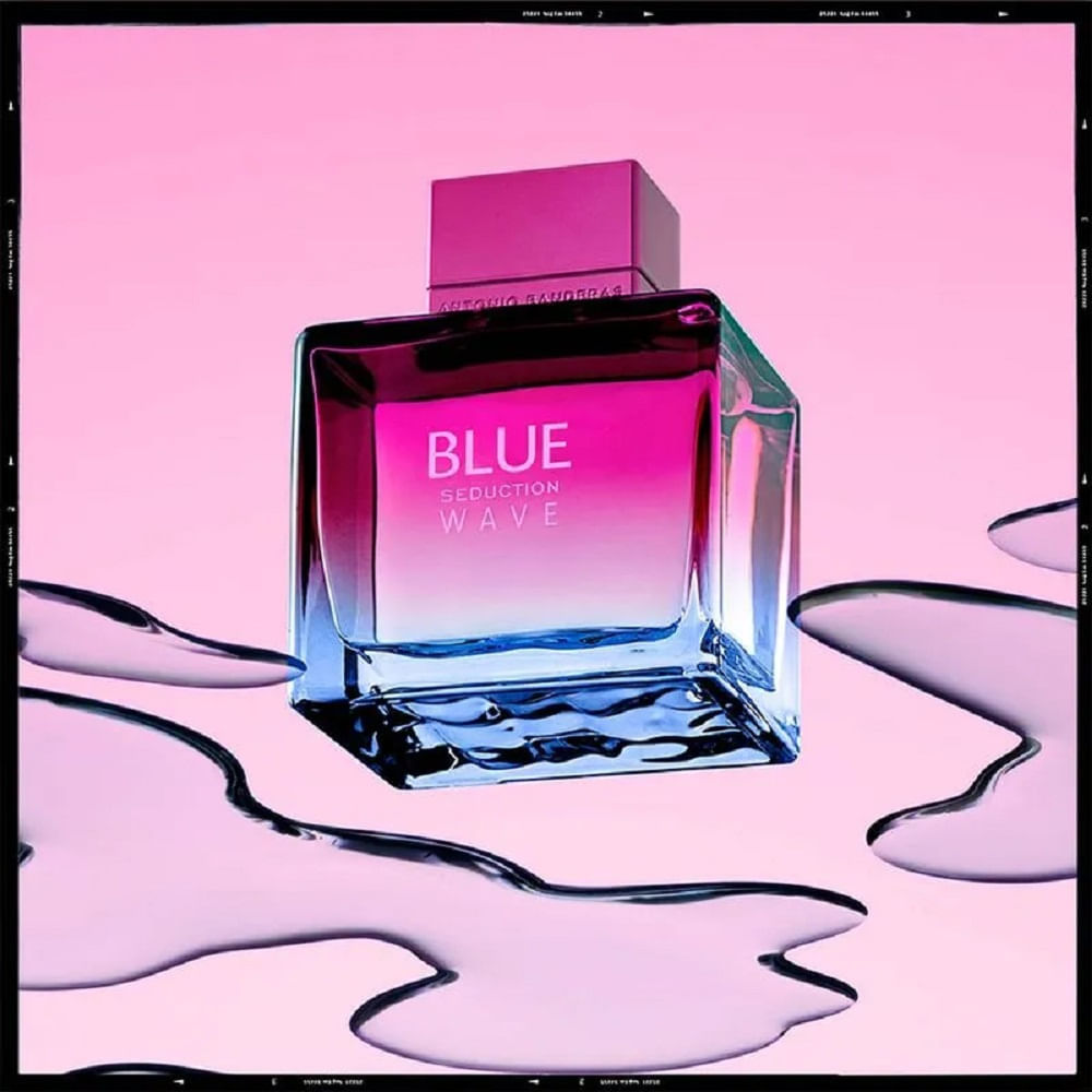 Miniatura Colônia Importada Antônio Bandeiras Blue Seduction Wave Feminino Edt 100ml
