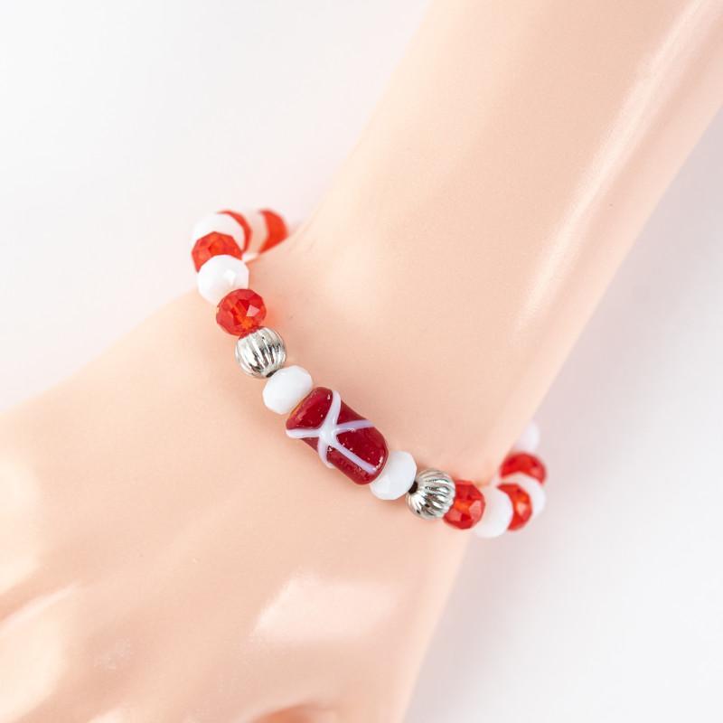 Miniatura Pulseira Orixá Xangô Silicone Ajustável-Escolha A Cor