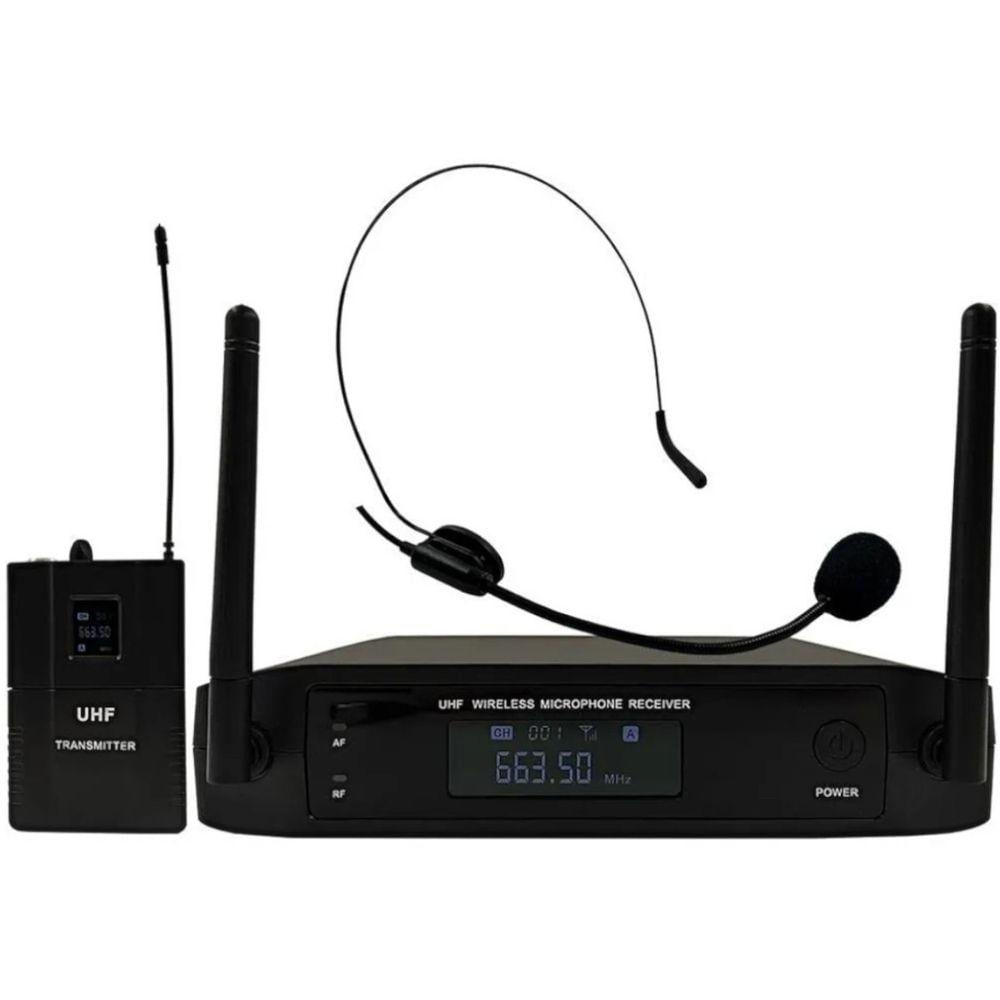 Miniatura Microfone Digital Hd750 Headset Preto Ls901