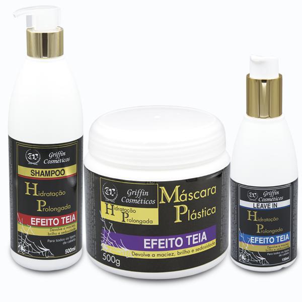 Miniatura Kit Hidratação Capilar Efeito Teia Griffin Cosméticos
