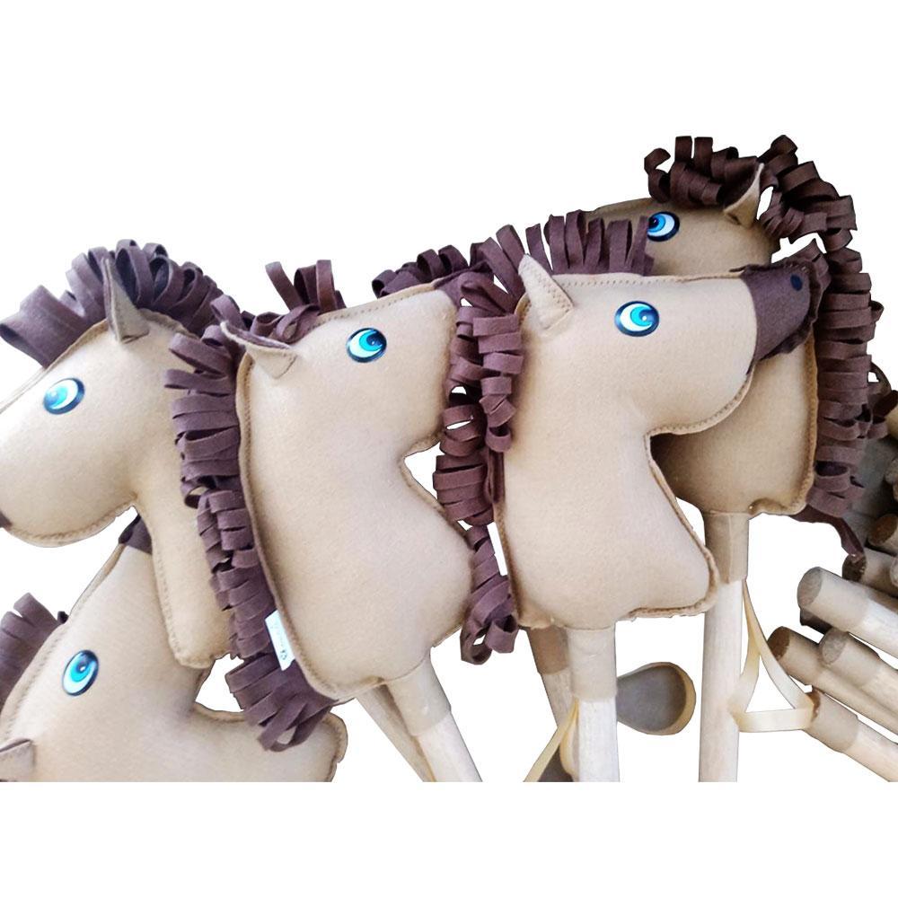 Miniatura Cavalinho De Pau Brinquedo Educativo Em Madeira