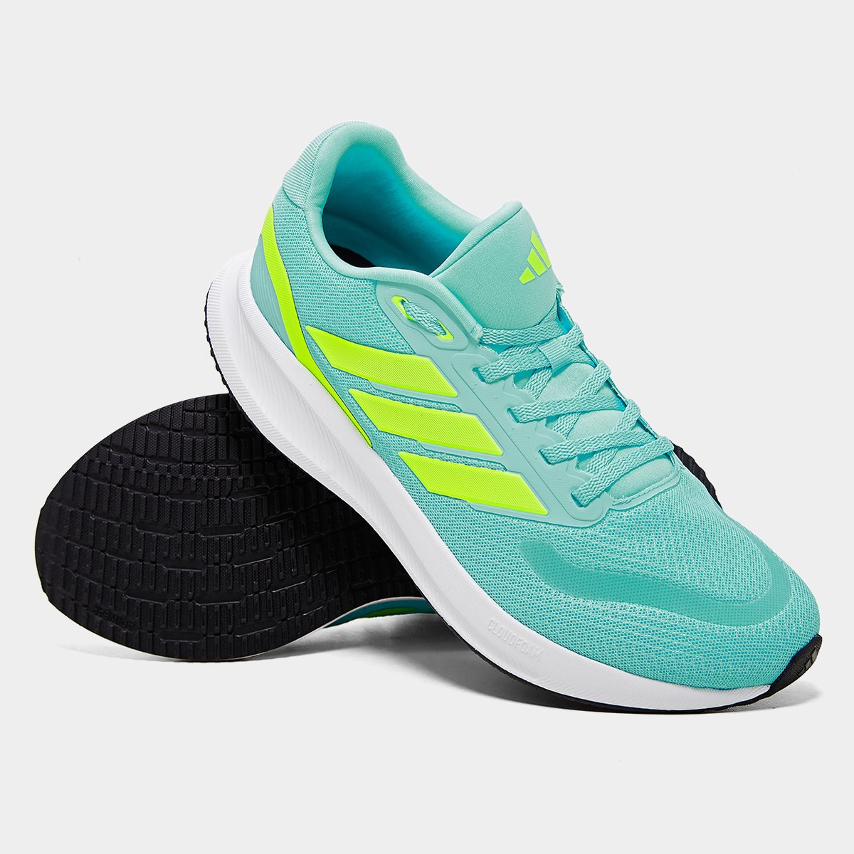 Miniatura Tênis Adidas Runfalcon 5 Masculino Azul Turquesa - 38