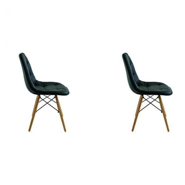 Miniatura Conjunto 2 Cadeiras Botone Eiffel Rivatti Preto