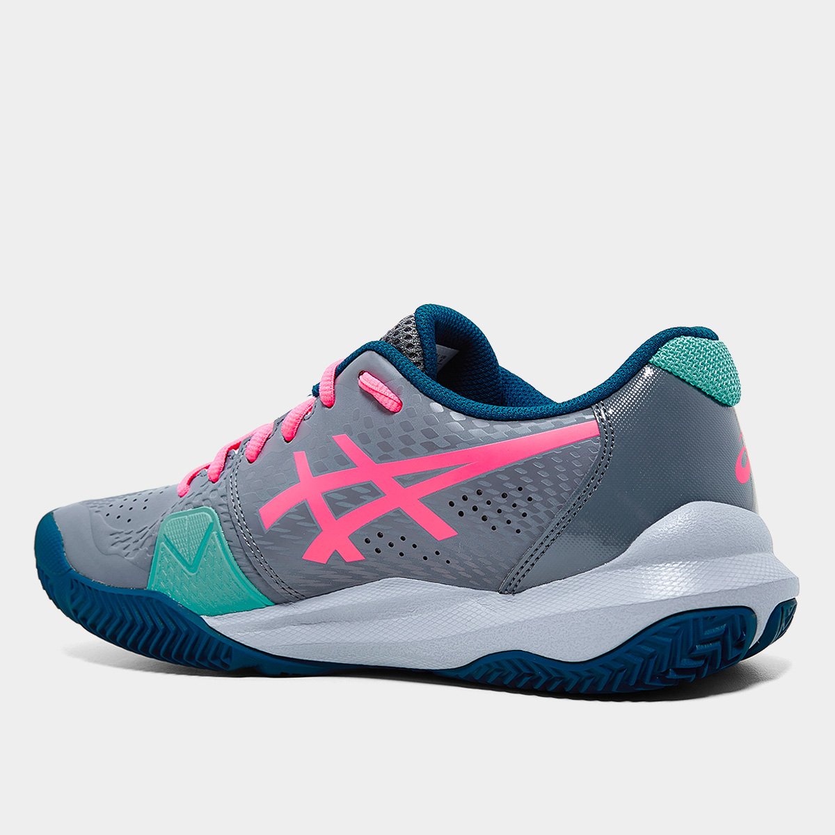 Miniatura Tênis Asics Gel-Challenger 14 Padel Masculino Cinza+Azul - 43