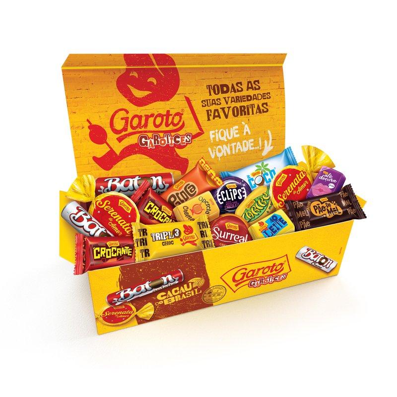 Miniatura Caixa de Bombom Garoto Garotices 250g