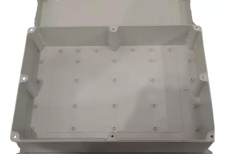 Miniatura Caixa Plastica Montagem De Circuitos 380X260X105Mm Branco