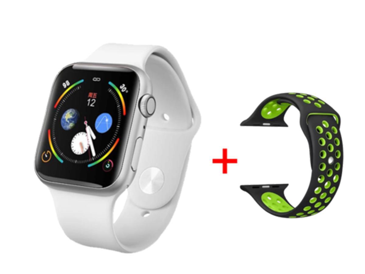 Miniatura Relógio Smartwatch Iwo 11 - 2 Pulseiras Series 5 44Mm -Ios