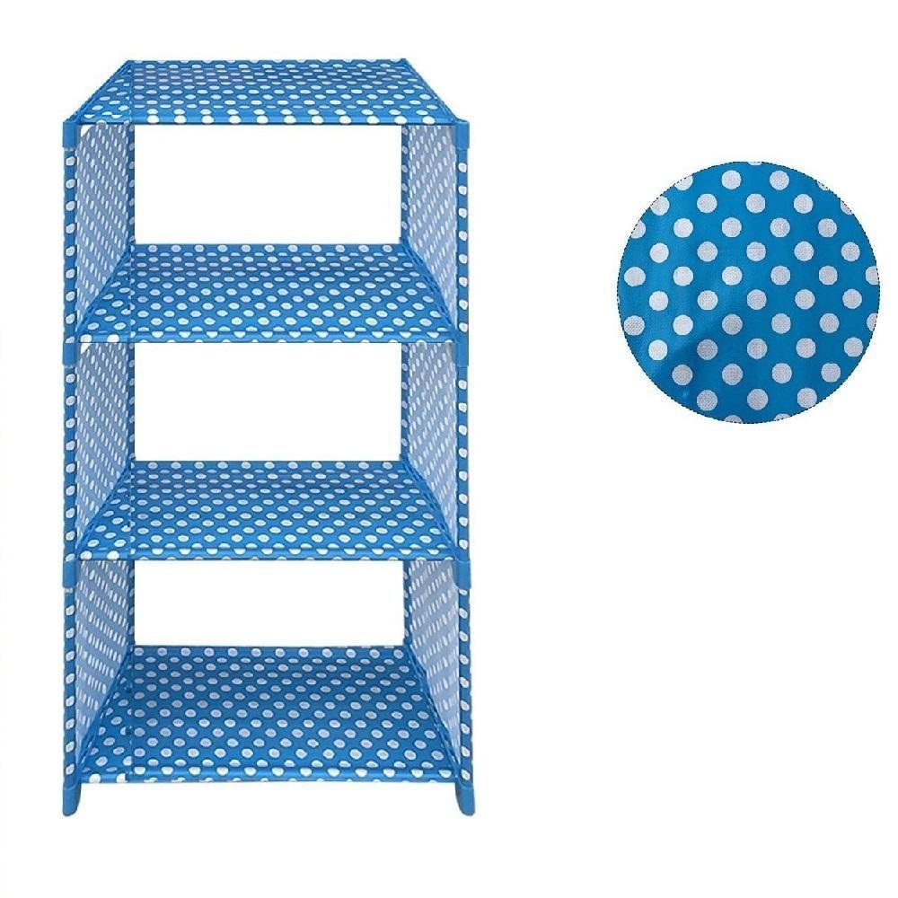 Miniatura Estante Modular Porta Livros 4 Prateleiras Organizador Brinquedos Quarto Lavanderia Objetos Cozinha