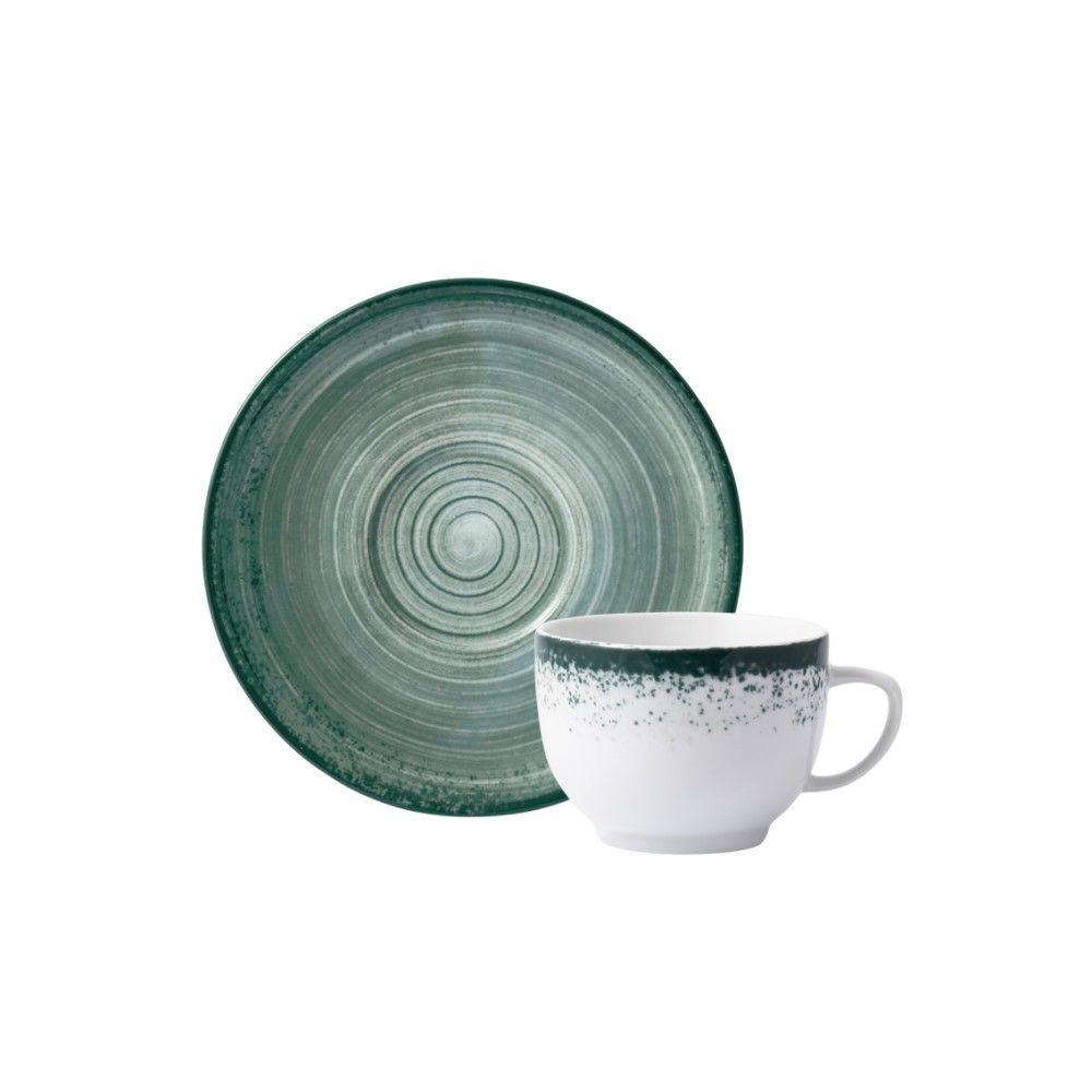 Aparelho De Jantar 42 Peças Esfera Verde Schmidt