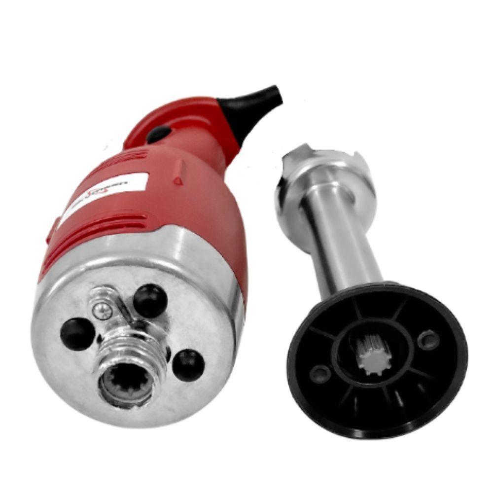 Miniatura Mixer Profissional Com Haste Removível Mx200 Skymsen Mixer Vermelho 220v