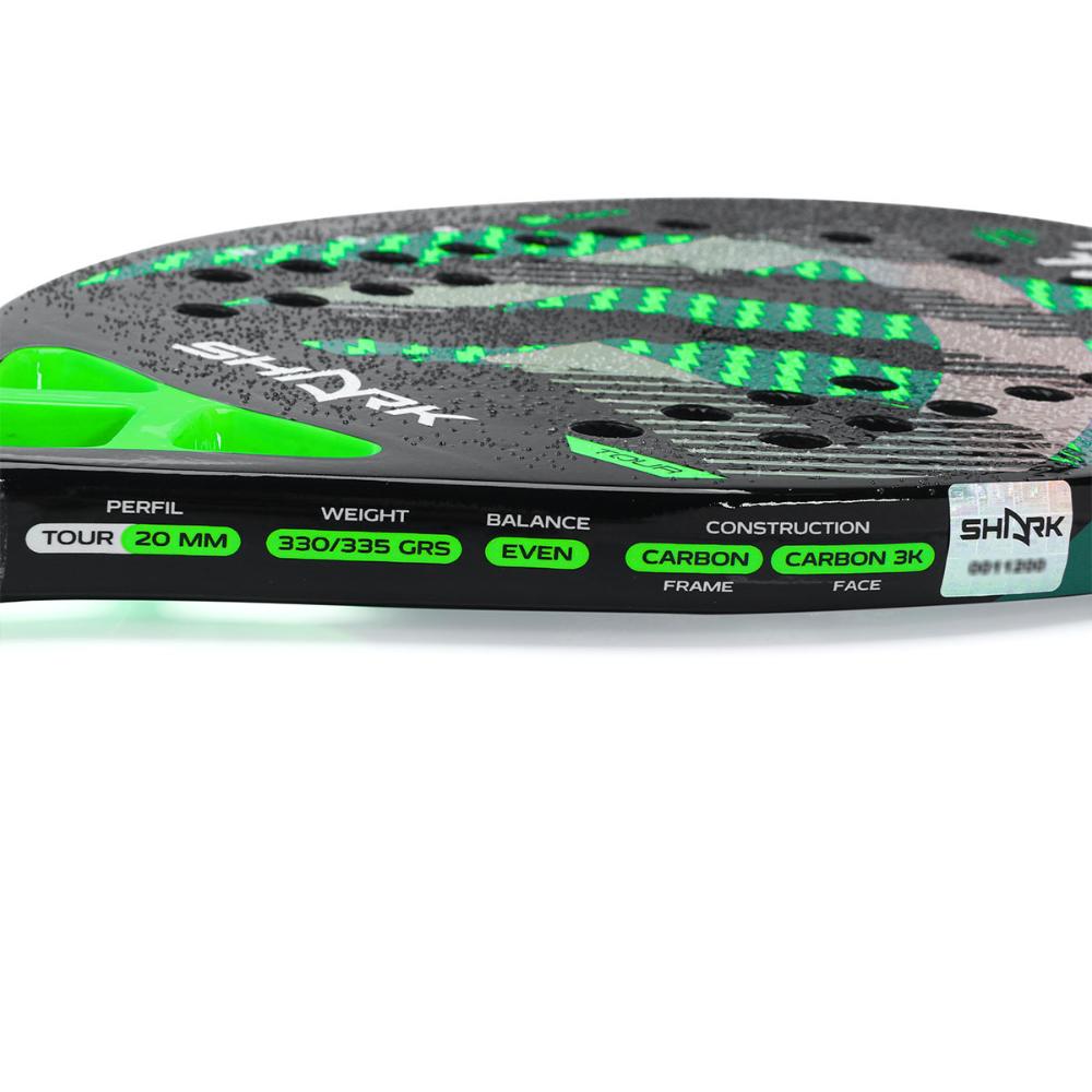 Raquete de Beach Tennis Shark Predator Tour 20mm - Edição Limitada