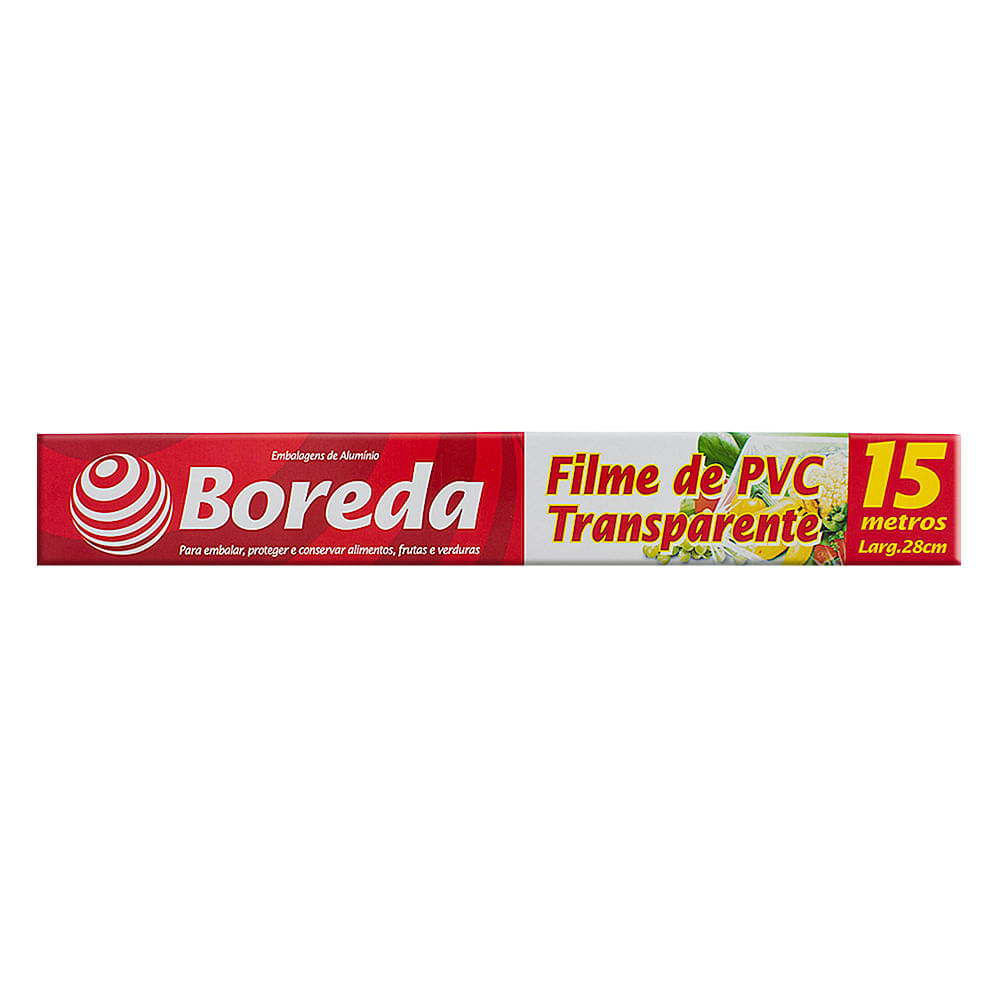 Miniatura Filme de Pvc Boreda Transparente 15m x 28cm