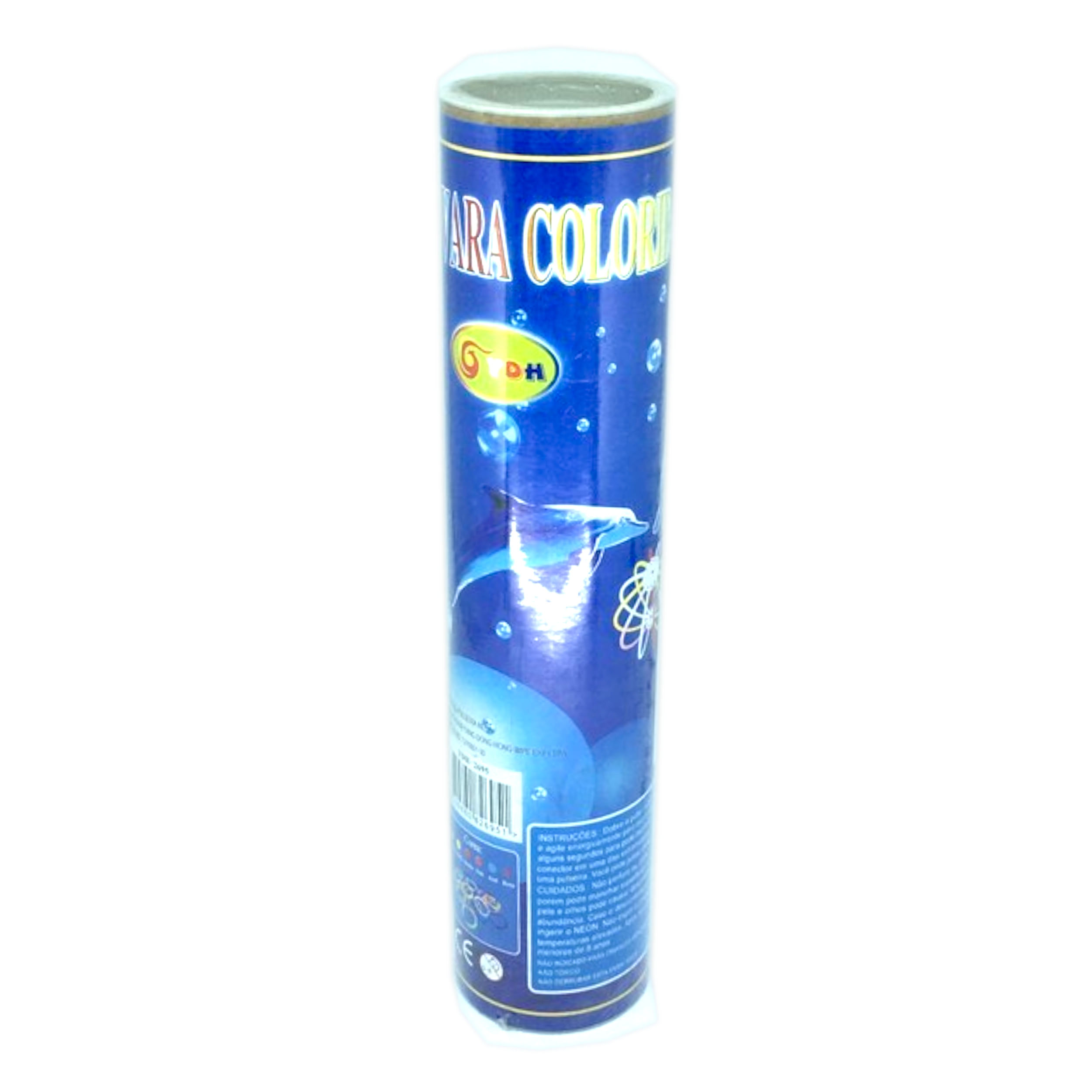 Miniatura Pulseira de Neon Tubo com 100 und Kit com 6 Tubos