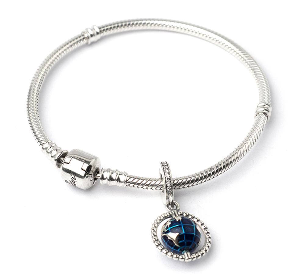 Miniatura Berloque Pingente Globo Terrestre