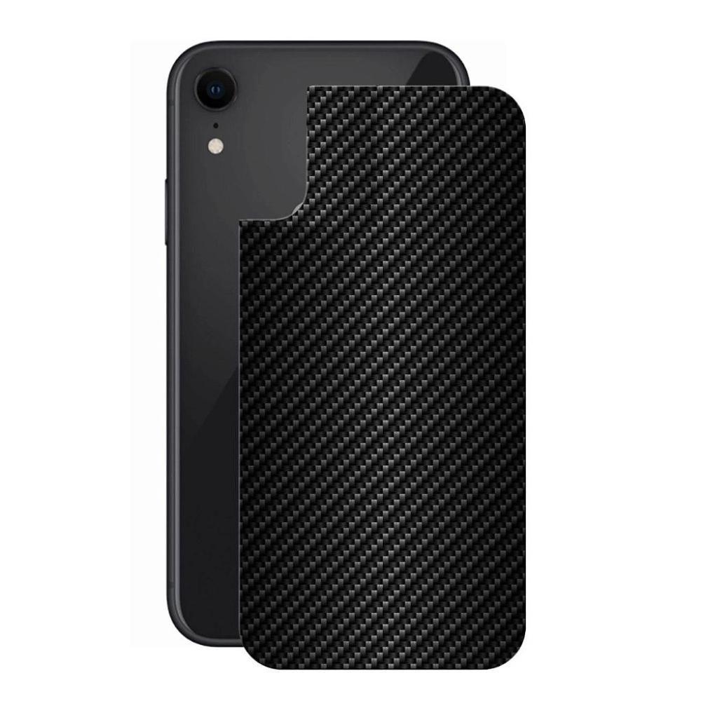 Miniatura Película Iphone Xr - Traseira Fibra Carbono Preta - Gshield