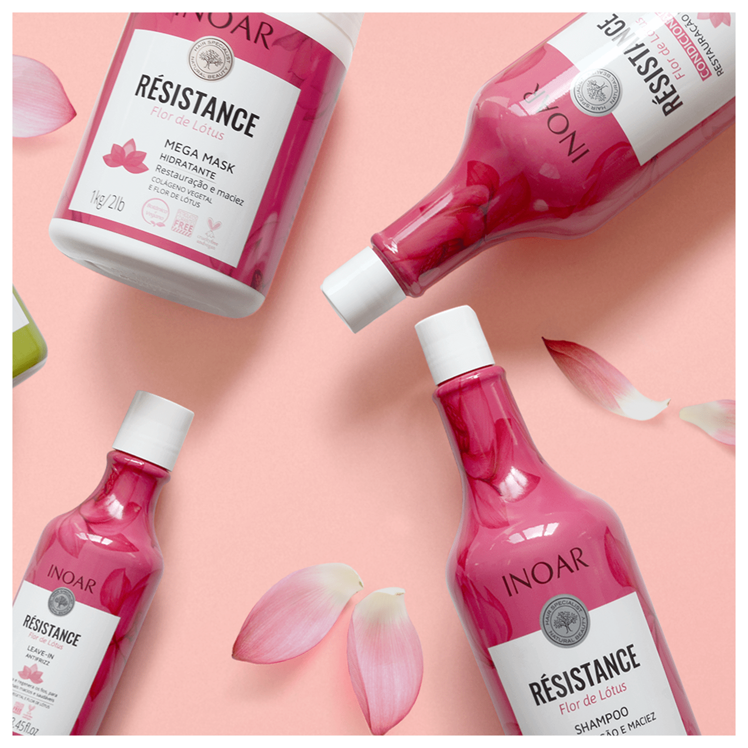 Miniatura Inoar Résistance Flor de Lótus - Shampoo 1L