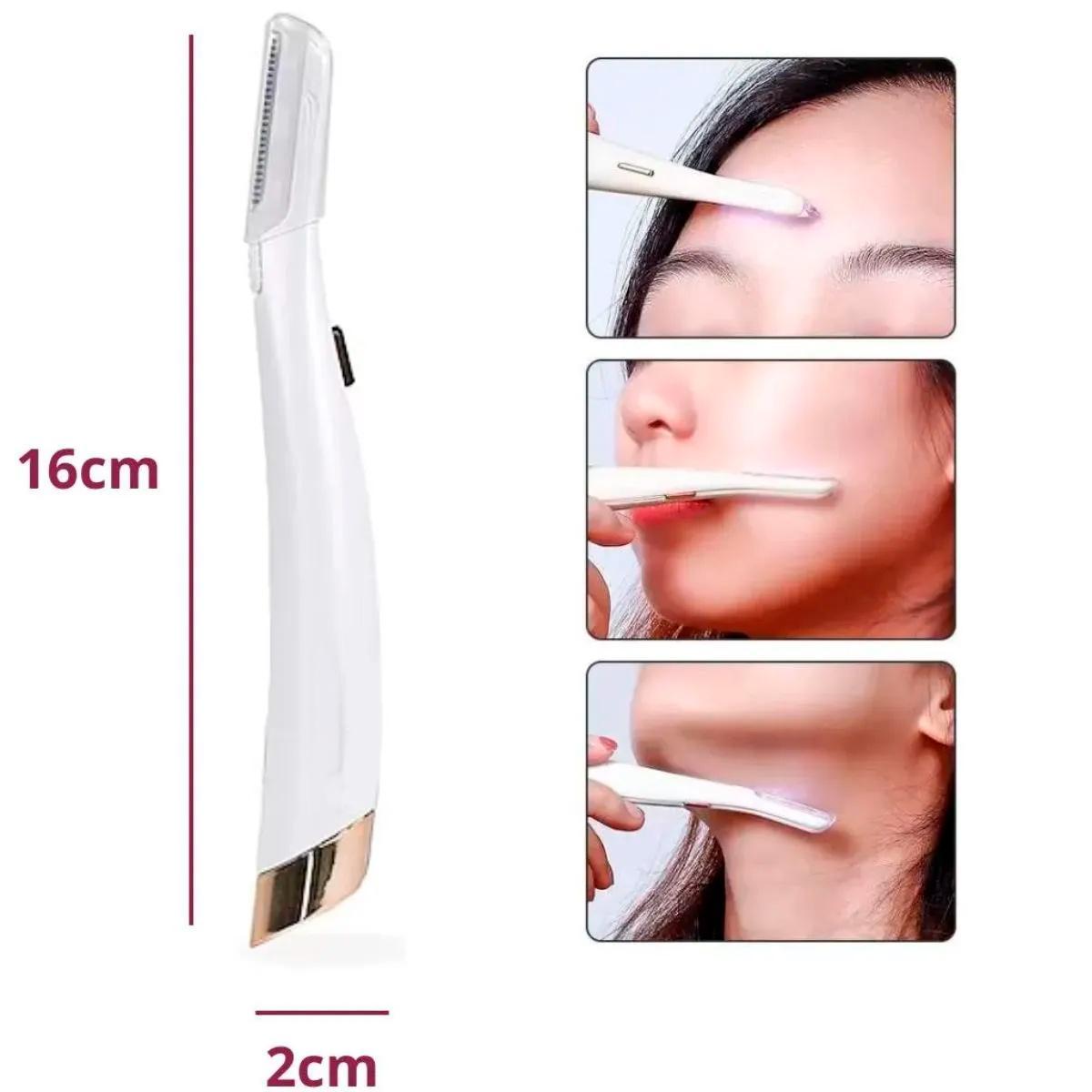 Miniatura Esfoliador Facial Com Lâmina Para Rosto Feminino