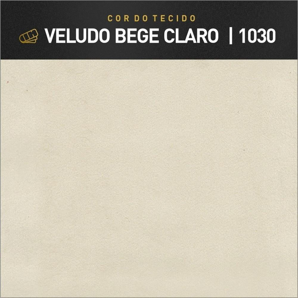 Miniatura Sofá Fixo 2 Lugares Luxo 160 cm Atlas Bege Claro