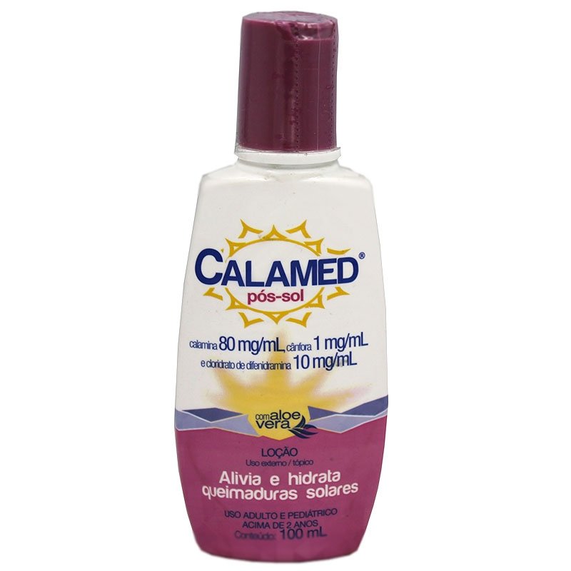 Miniatura Calamed Loção Pós-sol Com Aloe Vera 100ml