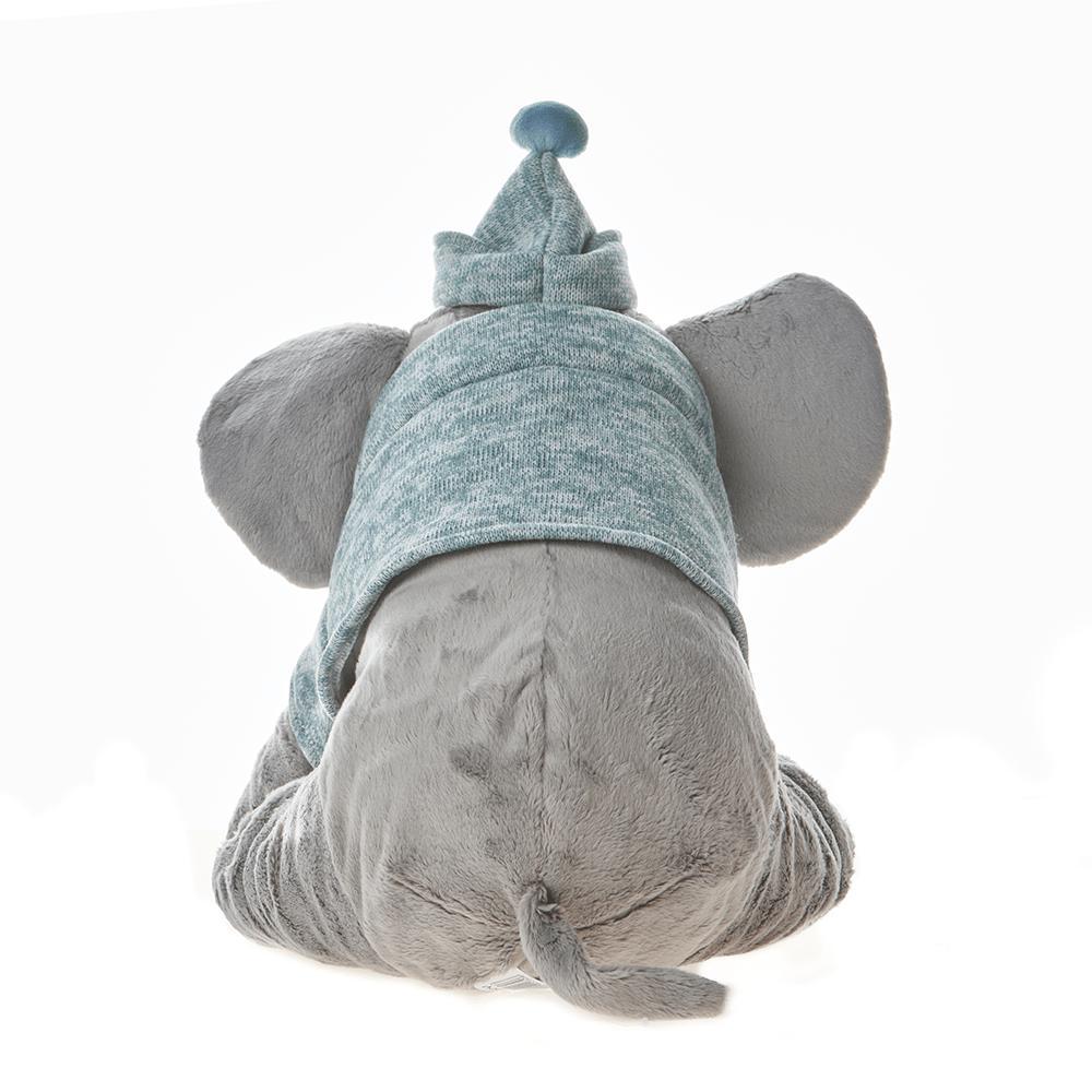 Miniatura Elefante Baby Buguinha Boy 34Cm Verde/Cinza - Bup Baby