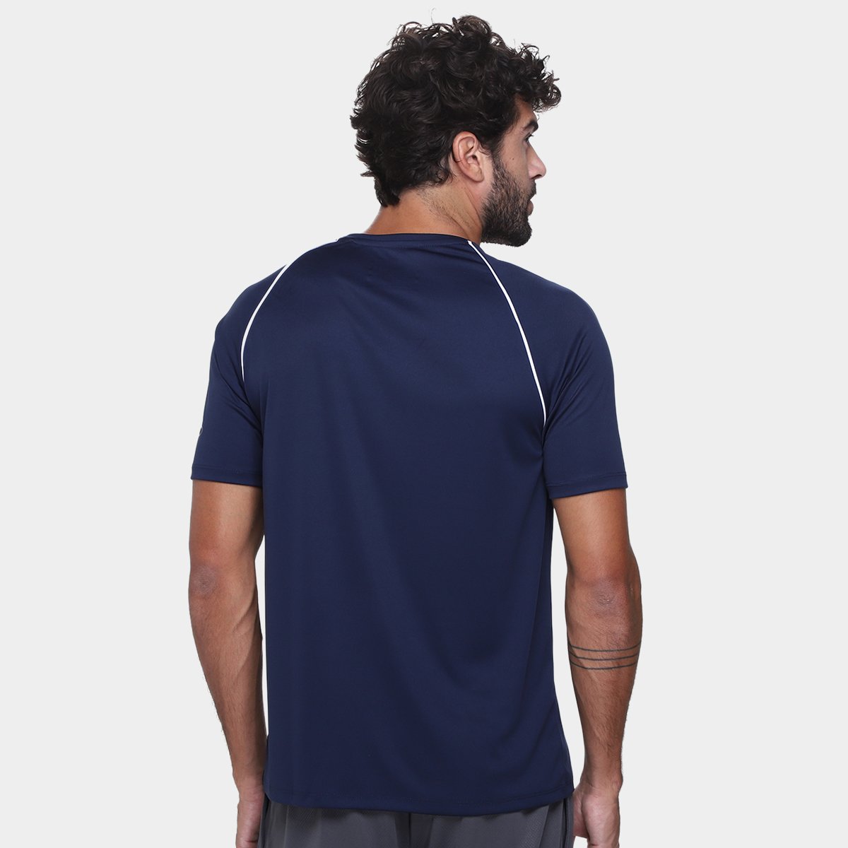 Miniatura Camiseta Olympikus Masculina Marinho+Branco - M