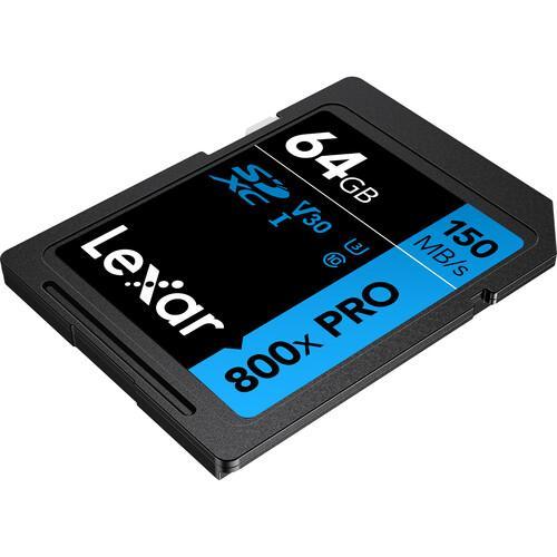 Miniatura Cartão Memória Lexar Sd Xc 64Gb 150Mb/S Uhs-I V30 Pro