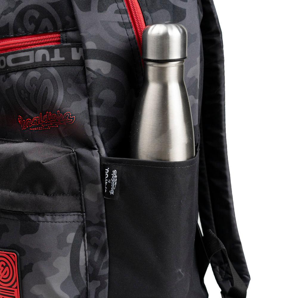 Miniatura Mochila Escolar Masculina Infantil Enaldinho Preta Preto