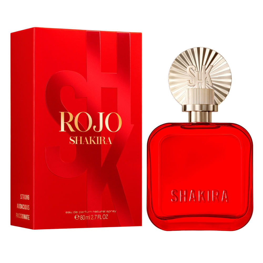 Miniatura Perfume Rojo Shakira Eau de Parfum 80ml