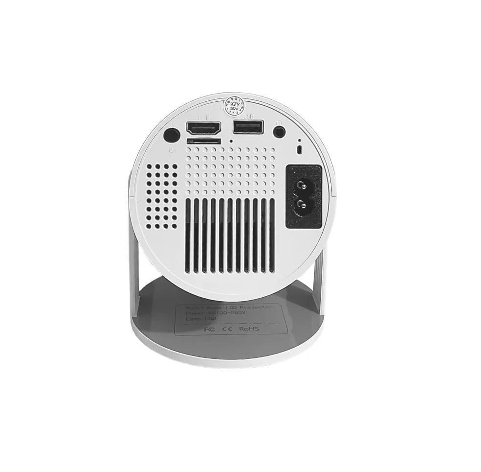 Miniatura Projetor Ultra Hd - Espelhamento Wifi 4K Cor Branco 110V/220