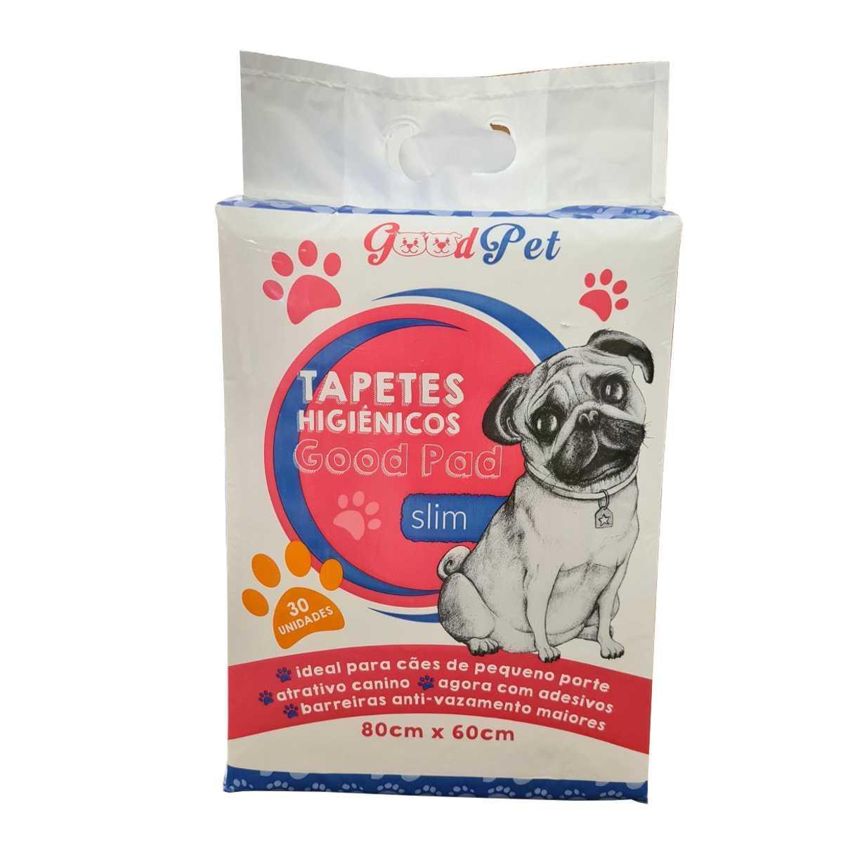 Miniatura Tapete Higiênico Para Cães Good Pads 80X60 30 Unidades