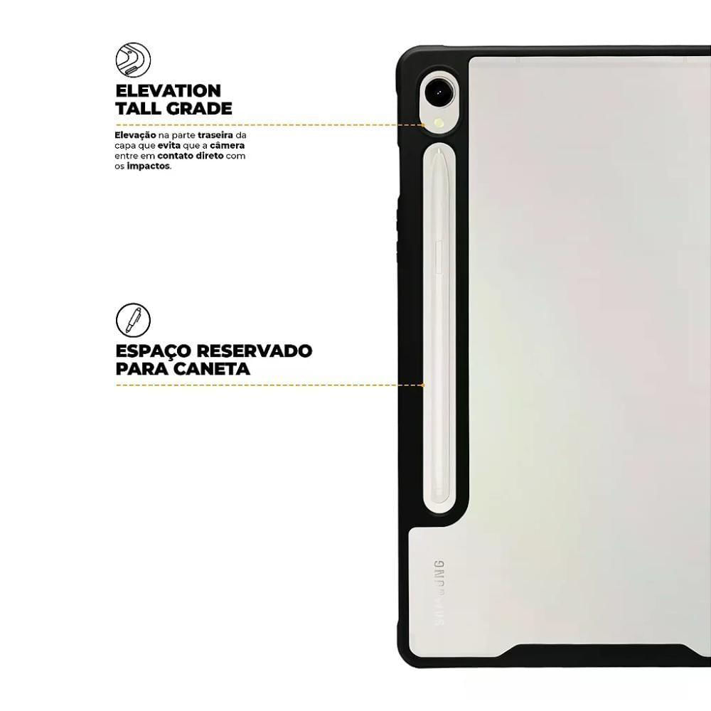 Miniatura Capa Para Samsung Galaxy Tab S10 Fe - Clear Shock - Gshield
