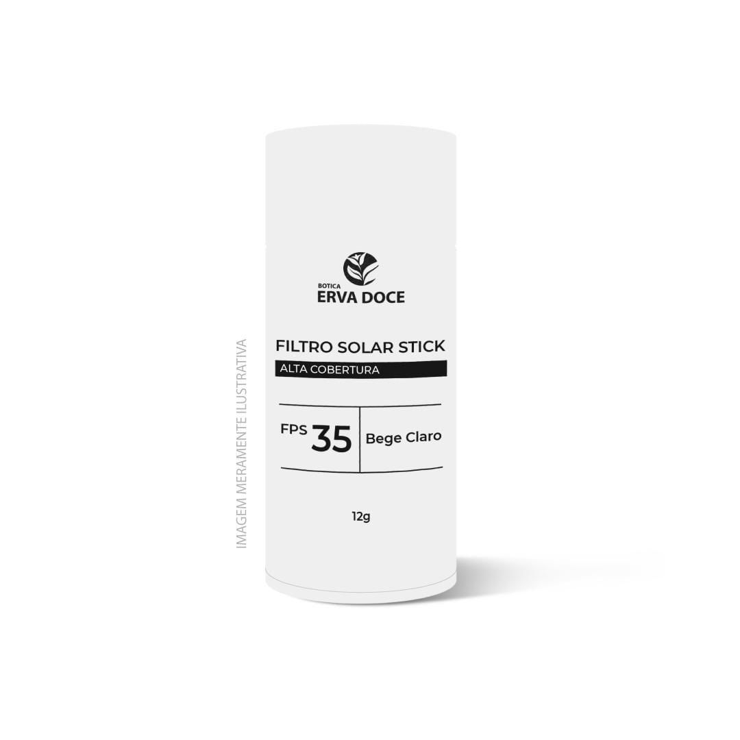 Miniatura Protetor Solar Stick 12 Gramas Bege Claro