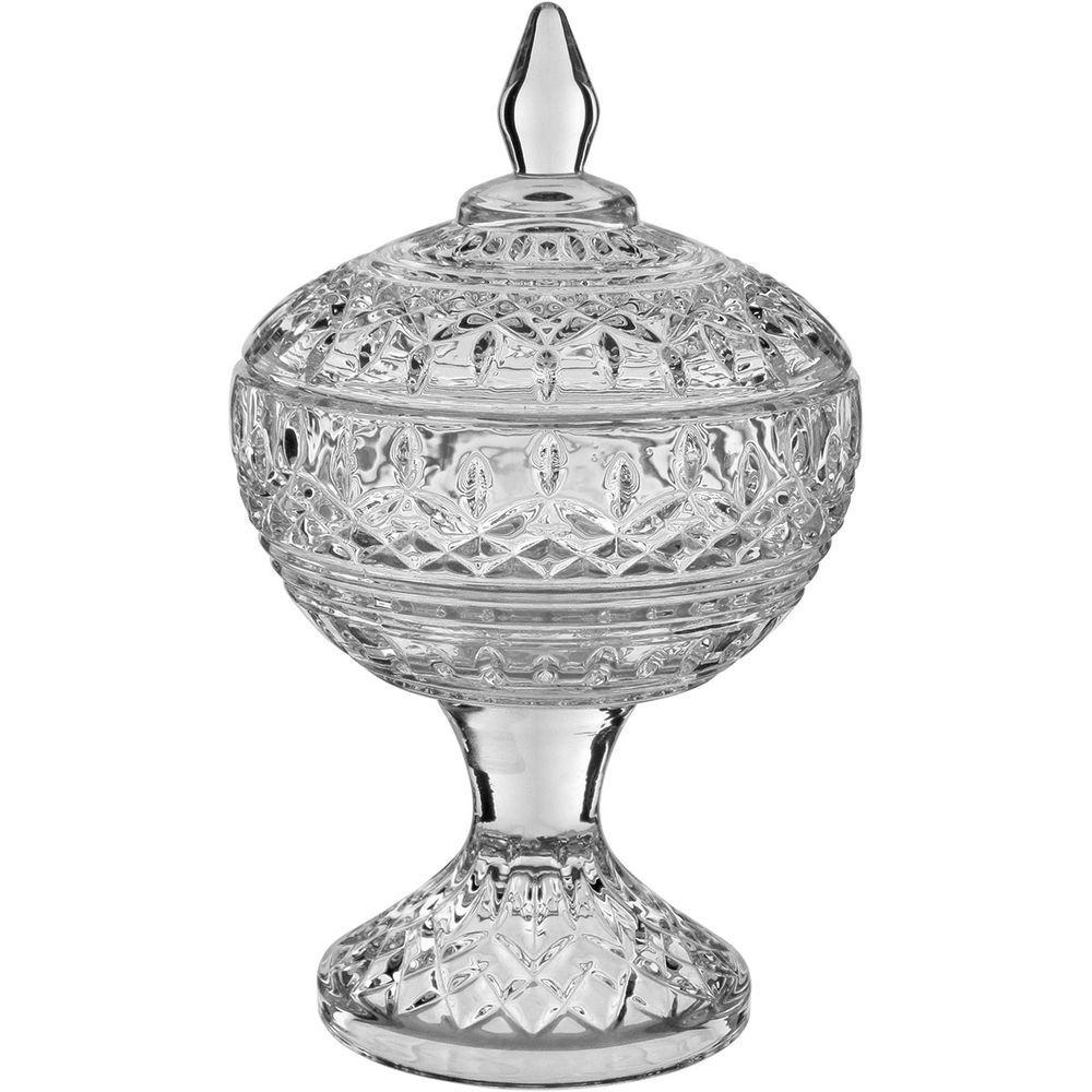 Miniatura Potiche Decorativo Bomboniere Redondo Home&co Com Tampa