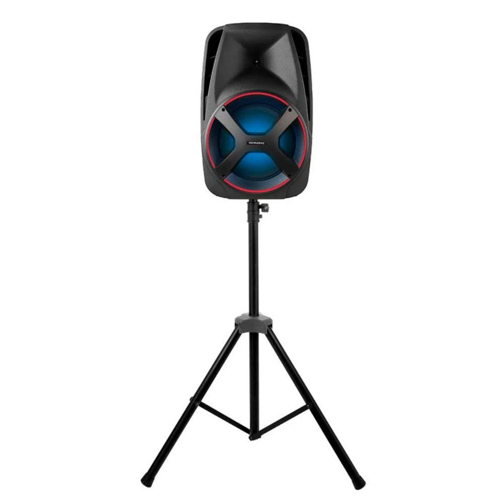 Miniatura Caixa De Som Amplificada Cm550 Bluetooth Entradas Usb Rádio Fm Mondial Preto - Bivolt