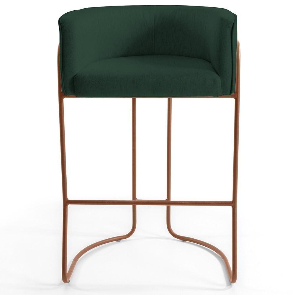 Miniatura Banqueta Cobre Betina D02 Verde Musgo C-117