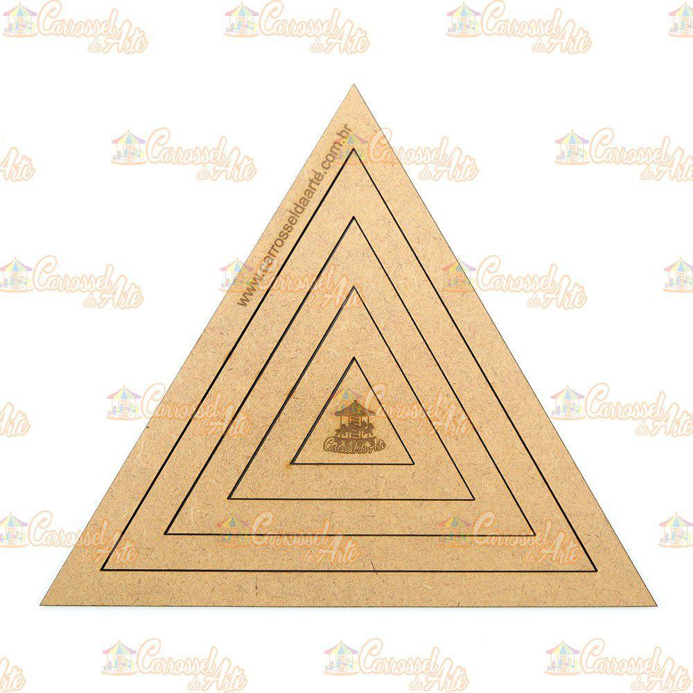 Miniatura Gabarito Triâgulo Mdf G015