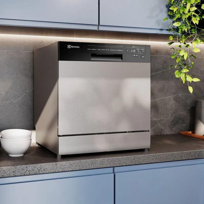 Lava-Louça Elextrolux 8 Serviços Inox com Programa Lava & Seca 50 min LS08E 220V