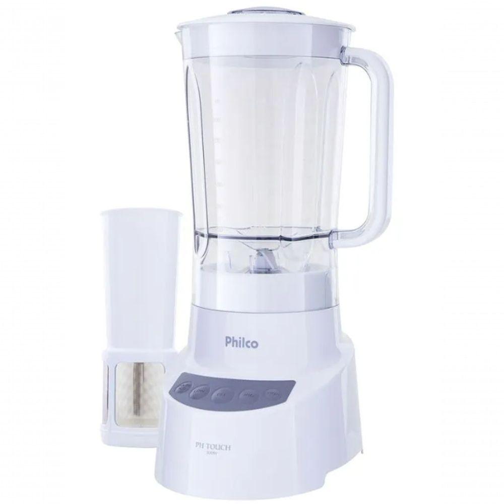 Miniatura Liquidificador Philco Touch 800w Luxx White 220V Com Filtro